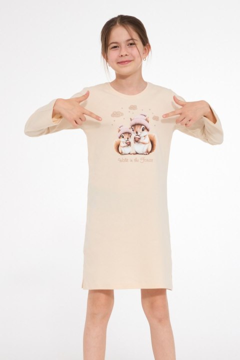 KOSZULA GIRL YOUNG DR 258/207 SNACK 2 - ECRI, 134-140 CORNETTE