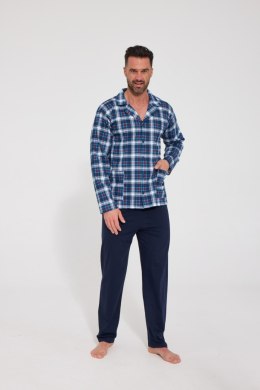 PIŻAMA MĘSKA DR 114 Z/26 - JEANS, M, 114/88 CORNETTE