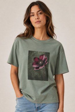 BLUZKA FIORA - BURGUND, XL, BUR OFF PINK