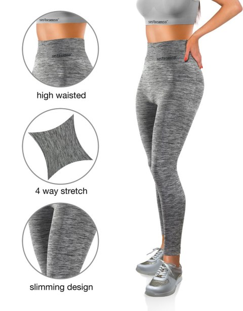 SPODNIE WOMEN THERMOFIT 1828/CL22 - MELANGE, L/XL SESTO SENSO SPODNIE WOMEN THERMOFIT 1828/CL22 - MELANGE, L/XL SESTO SENSO