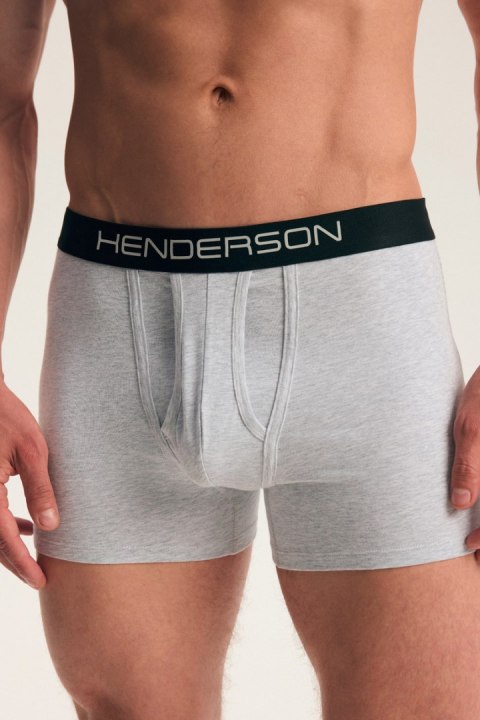 BOKSERKI MĘSKI FADE 2PAK 45473 AW26 - SZARY-CZARNY, 2XL HENDERSON