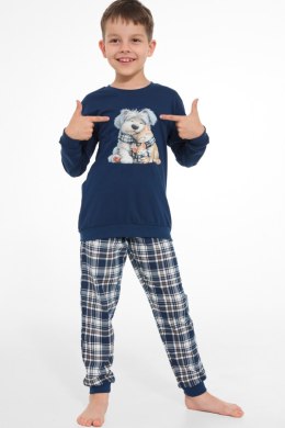 PIŻAMA BOY KIDS DR 593/185 HOME FRIENDS - JEANS, 104 CORNETTE