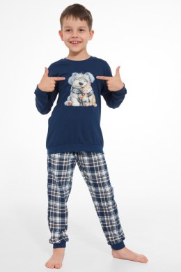 PIŻAMA BOY YOUNG DR 966/185 HOME FRIENDS - JEANS, 152 CORNETTE
