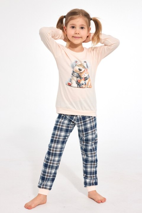 PIŻAMA GIRL KIDS DR 594/203 HOME FRIENDS - ECRI, 110-116 CORNETTE