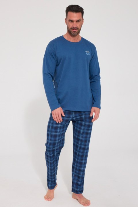 PIŻAMA MĘSKA DR 124/341 ROCKY MOUNTAIN - JEANS, L CORNETTE