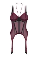 Parisel gorset i stringi - WIELOBARWNY, 2XL/3XL OBSESSIVE
