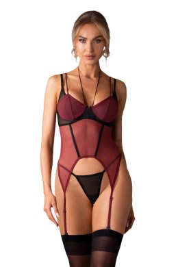 Parisel gorset i stringi - WIELOBARWNY, S/M OBSESSIVE