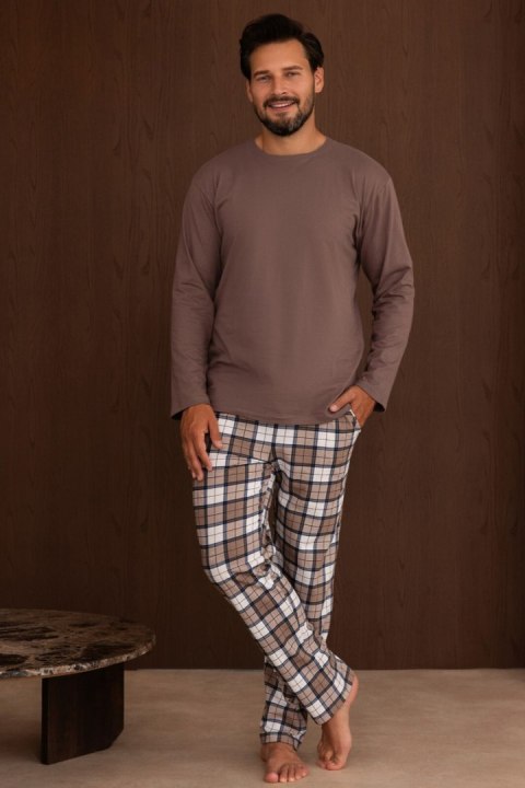 PIŻAMA MĘSKA 6006 J/26 - BORDOWY, 2XL, 3 REGINA