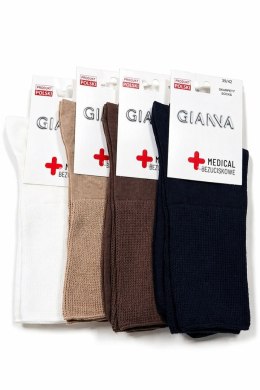 SKARPETY BEZUCISKOWE G017 - GRANAT, 39-42, GRA GIANNA
