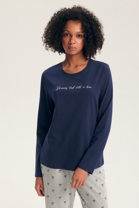 PIŻAMA DAMSKA GAELA 45430 AW26 - GRANAT-SZARY, 2XL HENDERSON LADIES