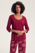 PIŻAMA DAMSKA GRETA 45423 AW23 - KREMOWY, S, 01X HENDERSON LADIES