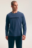 PIŻAMA MĘSKA FLOCK 45491 AW26 - DENIM-GRANAT, 2XL HENDERSON