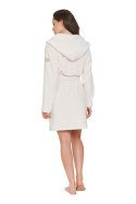 Szlafrok damski SWW.7181 soft z kapturem kieszenie milk, XL DOCTOR NAP