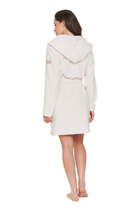 Szlafrok damski SWW.7181 soft z kapturem kieszenie milk, XL DOCTOR NAP