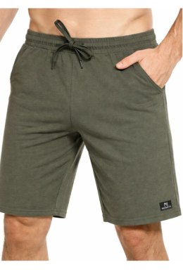 SZORTY MĘSKIE TS001 - KHAKI, M, 7 NOVITI