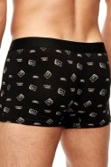 BOKSERKI MĘSKIE PREMIUM WZOROWANE BB006 - GRANATOWY, XL, PIWO GRANATOWE NOVITI