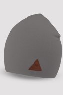 CZAPKA CHŁOPIĘCA PROSTA CP005 - GRAFITOWY, 42-48 NOVITI