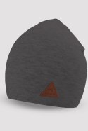 CZAPKA CHŁOPIĘCA PROSTA CP005 - GRAFITOWY, 42-48 NOVITI