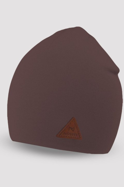 CZAPKA CHŁOPIĘCA PROSTA CP005 - GRAFITOWY, 42-48 NOVITI