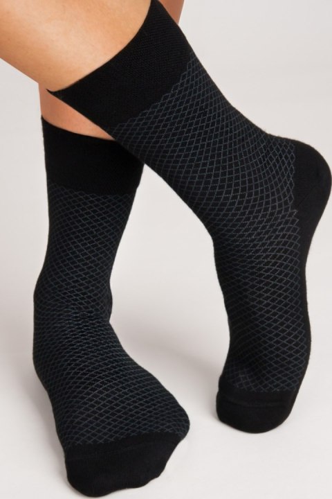 SKARPETY BAMBUSOWE SB004 - GRANATOWY, 39-42, 52 NOVITI