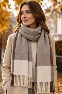 SZALIK DAMSKI CS035 - GRANATOWY, 67X180, 2 NOVITI