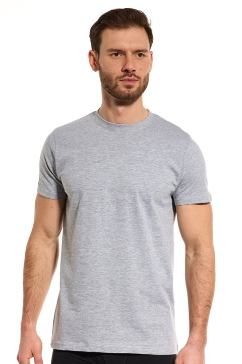 T-SHIRT MESKI TT002 - SZARY, XXL NOVITI