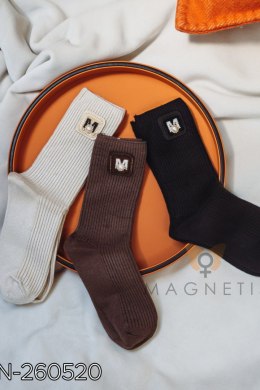 SKARPETKA YN-260520 - NERO, UNI MAGNETIS