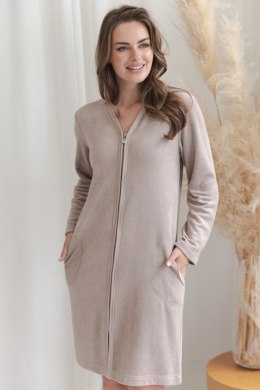 3644 SZLAFROK DAMSKI FROTTE IVA S-XL - LATTE, L TARO