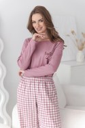3620 PIŻAMA DAMSKA DŁUGA LORI S-XL - BRUDNY RÓŻ, M TARO