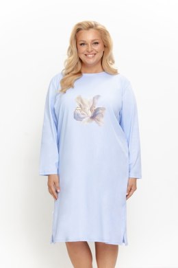 3661 KOSZULA NOCNA SELIA 2XL-3XL - LILIOWY, 3XL TARO