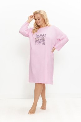 3661 KOSZULA NOCNA SELIA 2XL-3XL - LILIOWY, 3XL TARO