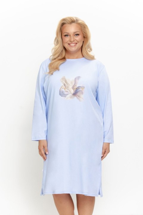 3661 KOSZULA NOCNA SELIA 2XL-3XL - NIEBIESKI, 2XL TARO