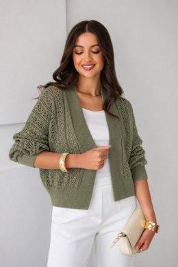 SWETER SOLENE - CIEMNY BRĄZ, UNI, BRAZ OFF PINK