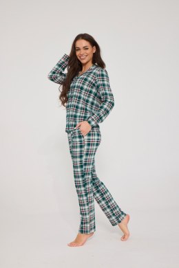Piżama damska Francesca DR 482/490 100% bawełna krata, XL CORNETTE