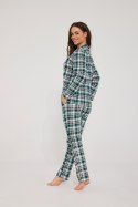 Piżama damska Francesca DR 482/490 100% bawełna krata, XL CORNETTE