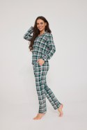 Piżama damska Francesca DR 482/490 100% bawełna krata, L CORNETTE