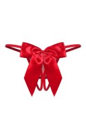Gifty Red stringi otwarte - CZERWONY, 2XL/3XL OBSESSIVE
