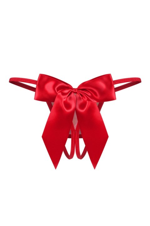 Gifty Red stringi otwarte - CZERWONY, 2XL/3XL OBSESSIVE