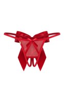 Gifty Red stringi otwarte - CZERWONY, S/M OBSESSIVE