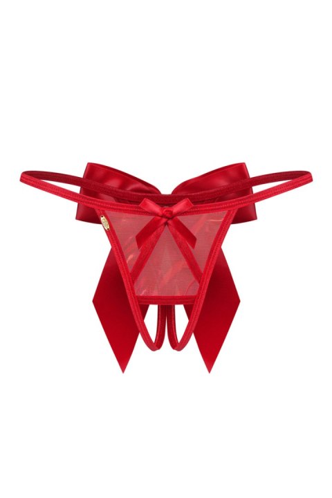 Gifty Red stringi otwarte - CZERWONY, S/M OBSESSIVE