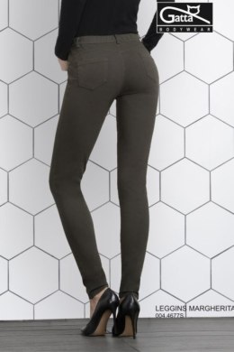 LEGGINSY MARGHERITA-WYPRZ - DENIM BLUE, S GATTA BODYWEAR