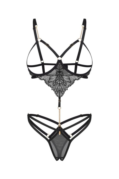 Matildea Black body otwarte - CZARNY, S/M OBSESSIVE