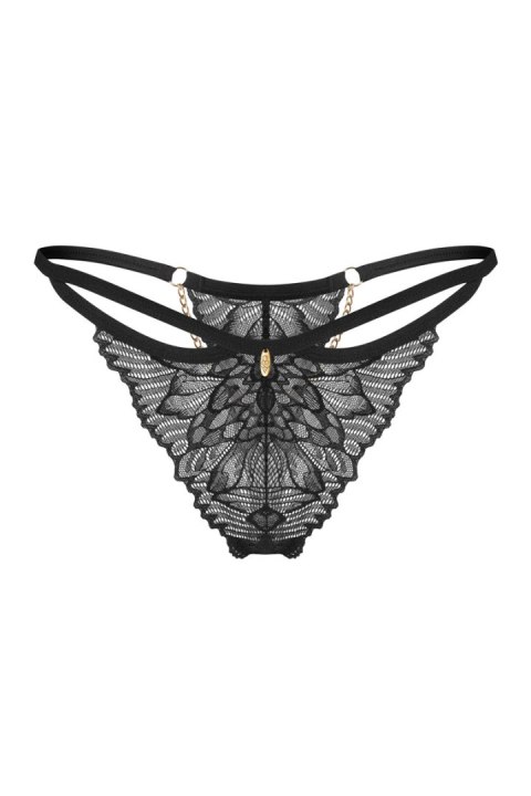 Matildea Black stringi - CZARNY, S/M OBSESSIVE