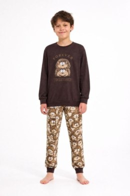 PIŻAMA BOY YOUNG DR 966/193 FOREVER - BRĄZOWY, 146-152 CORNETTE