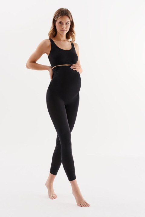 SEAMLESS LEGGINGS MAMA - NERO, S/M GABRIELLA