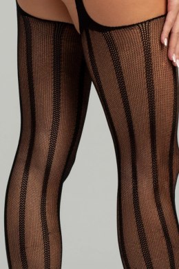 JULIETTE - 02 Bodystocking - NERO, L/XL GATTA BODYWEAR