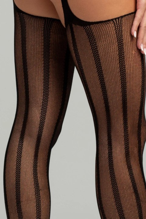 JULIETTE - 02 Bodystocking - NERO, L/XL GATTA BODYWEAR