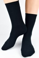 SKARPETY MĘSKIE ELEGANCKIE SB177 - CZARNY, 39-42, 1 NOVITI
