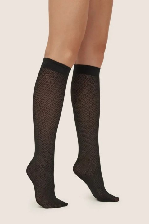 Podkolanówki SANA - BLACK, UNI GABRIELLA