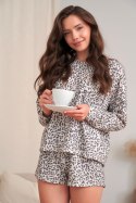 PIŻAMA DAMSKA PM.7533 - CREAM_LEO, XL DOCTOR NAP